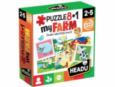 Układanka HEADU Puzzle 8+1 Farma 