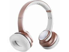 EVOLVEO bezdrátová sluchátka SupremeSound 8EQ, Bluetooth, reproduktor a ekvalizér 2v1, růžová
