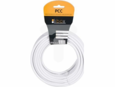 Libox Anténní kabel 20m bílý (PCC20)