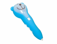 POŠKOZENÝ OBAL - XtendLan XL-3DPEN-F1BL nízkoteplotní 3D pero  medvídek  vhodné pro malé děti, pro PCL filament 1,75mm , modré