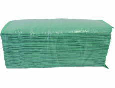 Ručníky skládané zelené 250x230 mm jednovrstvé