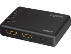 LogiLink LogiLink HDMI-Splitter 1x4-Port, 4K/30Hz, schlank, schw.