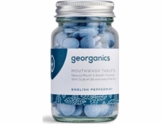Georganics Natural Peppermint ústna voda tablety, 180 tabliet