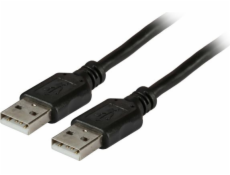 EFB USB kabel USB-A – USB-A 0,5 m černý (K5253SW.0.5)