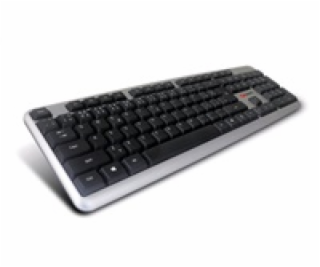 C-TECH klávesnice KB-102 USB, slim, silver, CZ/SK