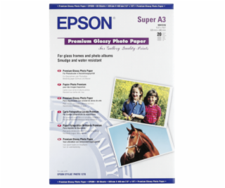 Epson Premium Glossy Photo Paper A3+, 20 Sheet, 255g   S0...