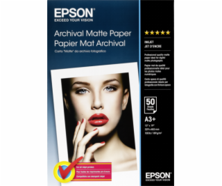 Epson Archival Matte Paper  A 3+ 50 listov 189 g S 041340