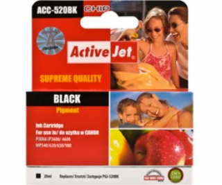 ActiveJet Ink cartridge Canon PGI-520Black (WITH CHIP) AC...