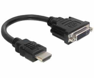 DeLock adaptér HDMI samec&gt; DVI 24 +1 samice, 20 cm