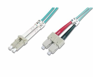 DIGITUS Fiber Optic Patch Cord, LC to SC, Multimode 50/12...