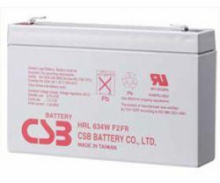 Batérie CSB HRL 634W (6V / 9Ah - Faston 250 Highrate)