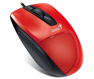 GENIUS myš DX-150X, drátová, 1000 dpi, USB, červená