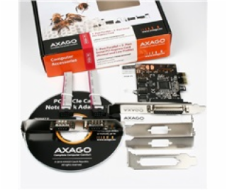 AXAGO - PCEA-PS PCI-Express adapter 1x paralel + 2x sér. ...