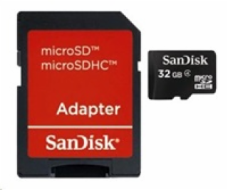 SanDisk microSDHC 32GB class 4 + adapter SDSDQB-032G-B35