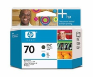 HP no 70 čierna a azúrová tlačová hlava, C9404A