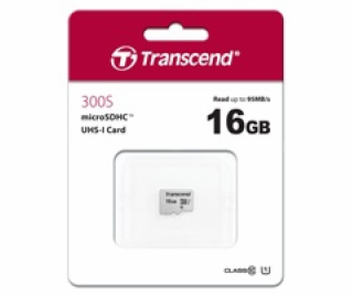 Transcend microSDHC 300S    16GB Class 10 UHS-I U1