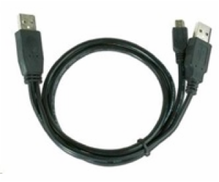 KABEL USB Mini 5-pin 0.9m Dual USB