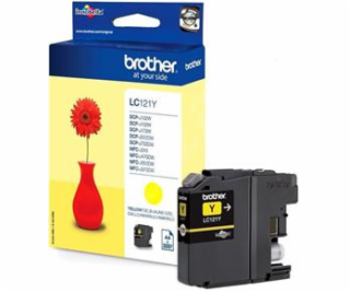 BROTHER LC121Y, žltá