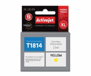 ActiveJet ink cartr. Eps T1804 Yellow 100% NEW - 13 ml AE...