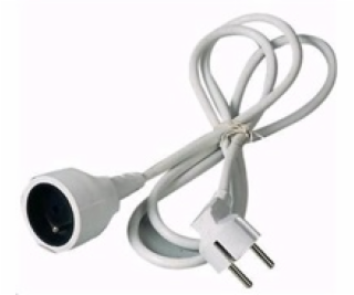 PREMIUMCORD Prodlužovací přívod 230V 2m, 1 zásuvka (M/F)
