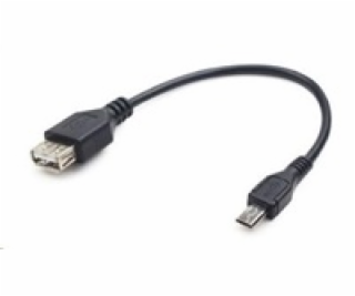 GEMBIRD Kabel USB 2.0 A-Micro B, OTG, 15cm (F/M, pro tabl...