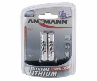 1x2 Ansmann Lithium Micro AAA LR 03 Extreme