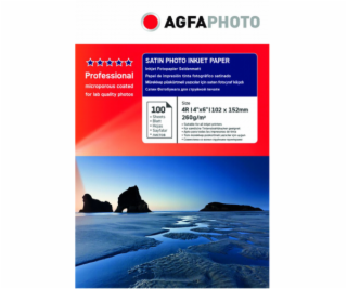 AgfaPhoto Professional Photo Paper 260 g Satin 10x15 100 Bl.