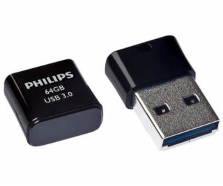 Philips USB 3.0             64GB Pico Edition cierny