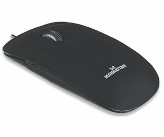 MANHATTAN Myš Silhouette USB optická, černá