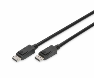 DIGITUS DisplayPort kabel 3m DP St/St m/zamykanie UHD 8K