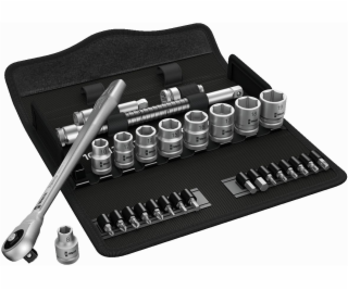 WERA 8100 SC 7 Zyklop Metal ratchet set push-through square