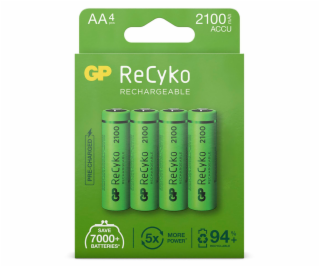 1x4 GP ReCyko+ NiMH Battery AA 2100mAH, ready to use, NEW