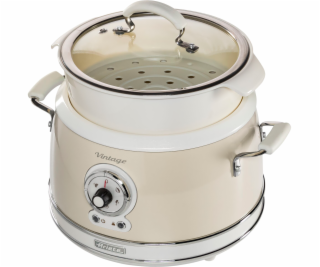 Ariete Vintage Food Steamer, beige