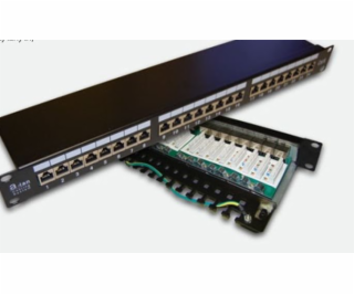 A-LAN Patchpanel FTP 24 portov cat 6 full - PK010