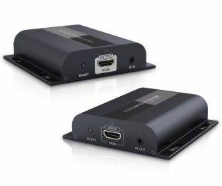 PREMIUMCORD HDMI extender na 120m přes LAN, over IP, HDBitT