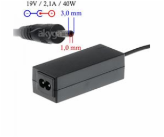 Akyga AK-ND-22 power adapter/inverter Indoor 40 W Black