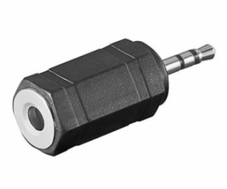 Redukce jack 3,5F - jack 2,5M černá
