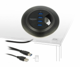 Delock Stolní Hub USB 3.0 4-portový