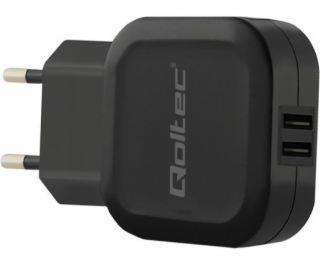 Qoltec Smartphone / Tablet 2x USB nabíjačka (50185)