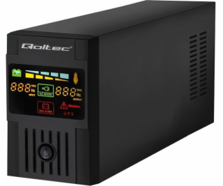 Qoltec 53952 Uninterruptible Power Supply | Monolith | 80...