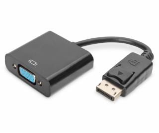Digitus DisplayPort - D-Sub (VGA) AV adaptér čierny (AK-3...