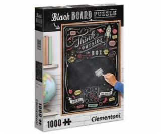 1000 elementów Black Board Think outside the box
