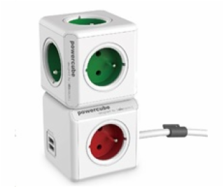 Allocacoc 2402RD/FREUPC power extension 1.5 m 4 AC outlet...