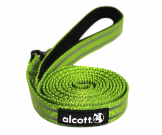 Alcott reflexní vodítko pro psy, zelené, velikost S