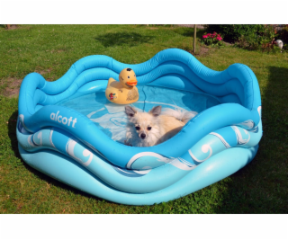 Alcott Nafukovací bazén pro psy, modrý, 121,9 x 40,6 x 12...