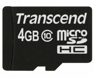 Transcend microSDHC          4GB Class 10