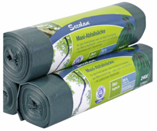 1x5 Secolan Maxi Garbage Bags 240 l green/black