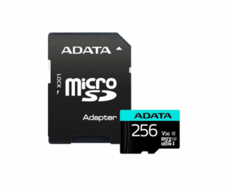 ADATA MicroSDXC 256GB U3 V30S až 95MB/s + adapter