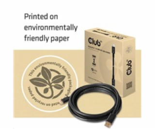 Club3D Kabel DisplayPort 1.4 HBR3, 8K60Hz (M/M), černé ko...