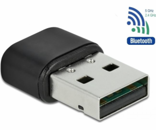 Delock Adaptér USB Bluetooth 4.2 a dvojpásmové WLAN ac/a/...